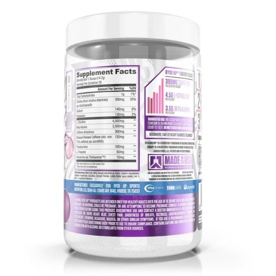 Loaded Pre, Bazooka Classic Grape, 438g, RYSE