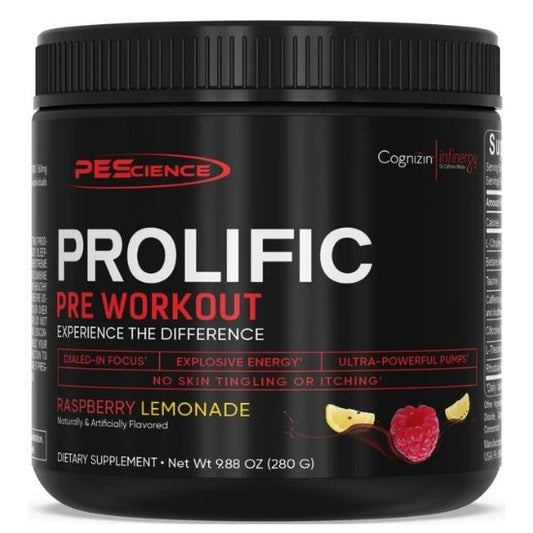 Prolific, Raspberry Lemonade, 280g, PEScience