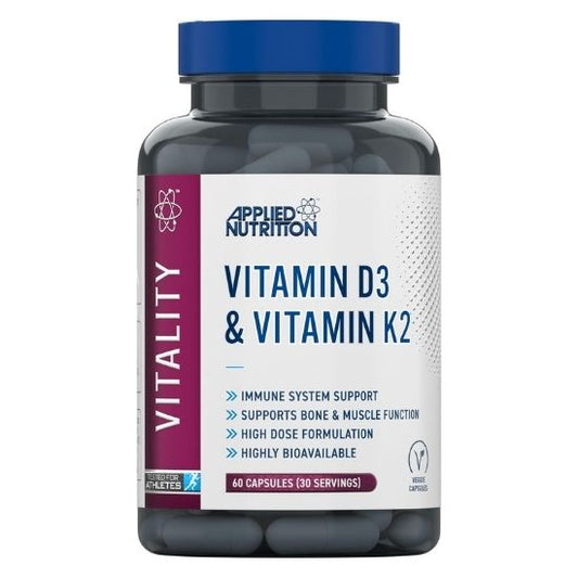 Vitamin D3 & Vitamin K2, 60 vcaps, Applied Nutrition