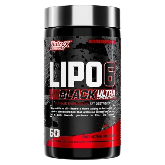Lipo-6 Black Ultra Concentrate, 60 caps, Nutrex - Vitax.ro