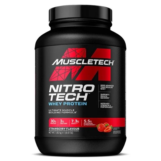 Nitro-Tech, Strawberry, 1820g, MuscleTech - Vitax.ro