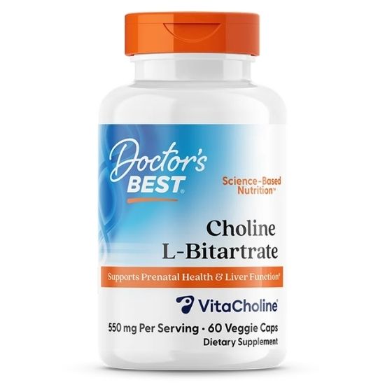 Choline L-Bitartrate, 550mg, 60 vcaps, Doctor's Best