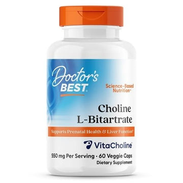 Choline L-Bitartrate, 550mg, 60 vcaps, Doctor's Best