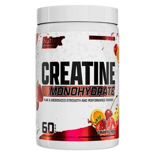 Creatine Monohydrate, Fruit Punch, 390g, Nutrex - Vitax.ro