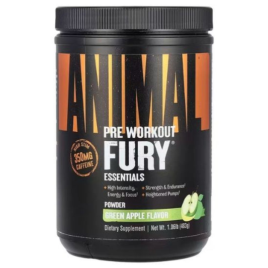 Animal Fury, Green Apple, 483g, Universal Nutrition - Vitax.ro