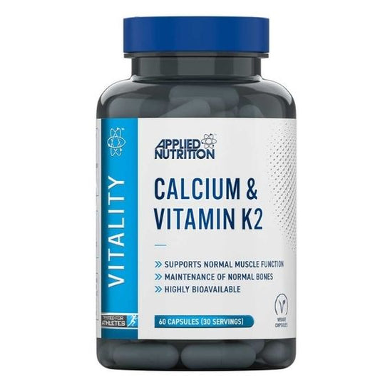 Calcium & Vitamin K2, 60 caps, Applied Nutrition - Vitax.ro