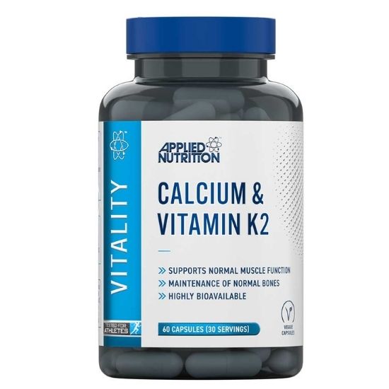 Calcium & Vitamin K2, 60 caps, Applied Nutrition - Vitax.ro