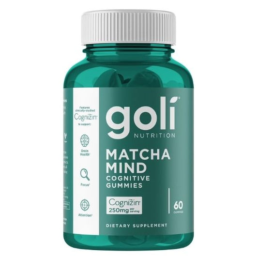 Matcha Mind Cognitive, 60 Gummies, Goli Nutrition