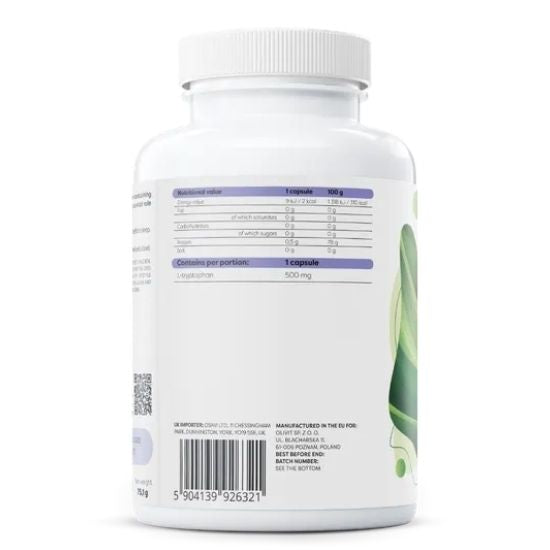 L-tryptophan, 500mg, 120 vegan caps, Osavi - Vitax.ro