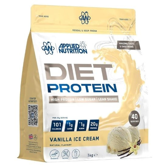 Diet Whey Protein, Vanilla Ice Cream, 1000g, Applied Nutrition