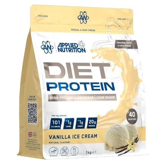 Diet Whey Protein, Vanilla Ice Cream, 1000g, Applied Nutrition