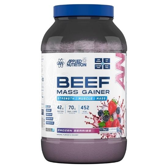 Beef Mass Gainer, Frozen Berries, 3130g, Applied Nutrition | Vitax.ro