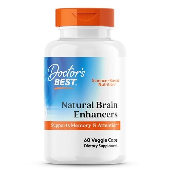 Natural Brain Enhancers, 60 vcaps, Doctor's Best - Vitax.ro