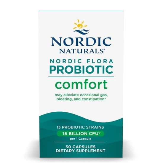 Nordic Flora Probiotic Comfort, 15 billion CFU, 30 caps, Nordic Naturals - Vitax.ro