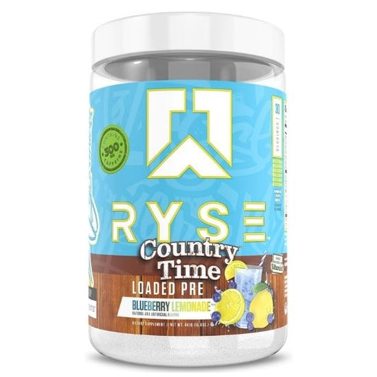 Loaded Pre, Country Time Blueberry Lemonade, 441g, RYSE