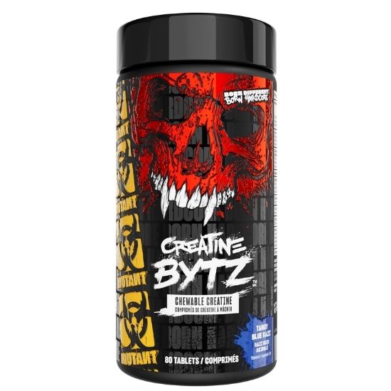 Creatine Bytz Chewables, Tangy Blue Razz, 80 chewables, Mutant - Vitax.ro
