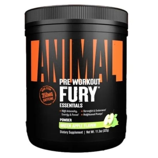 Animal Fury, Green Apple, 330g, Universal Nutrition - Vitax.ro