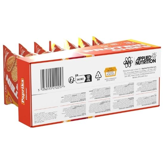 Protein Chips, Paprika, 7 x 50g, Applied Nutrition