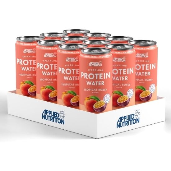 Sparkling Protein Water, Tropical Burst, 12 x 330 ml, Applied Nutrition