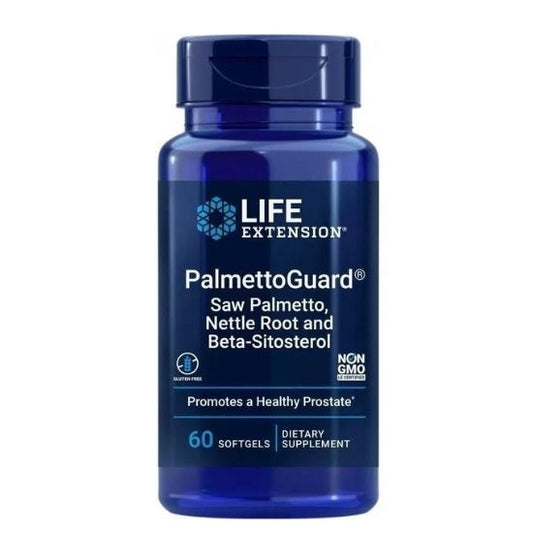 PalmettoGuard Saw Palmetto/Nettle Root with Beta-Sitosterol, 60 softgels, Life Extension - Vitax.ro