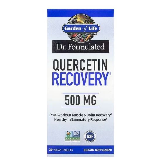 Dr. Formulated Quercetin Recovery, 500mg, 30 vegan tabs, Garden of Life - Vitax.ro