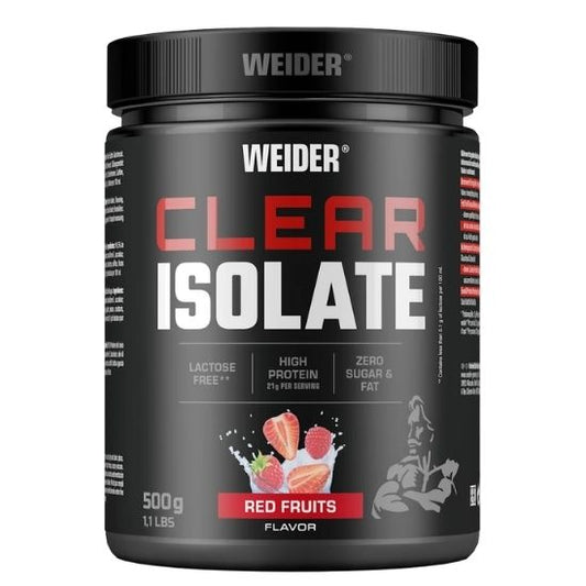 Clear Isolate, Red Fruits, 500g, Weider