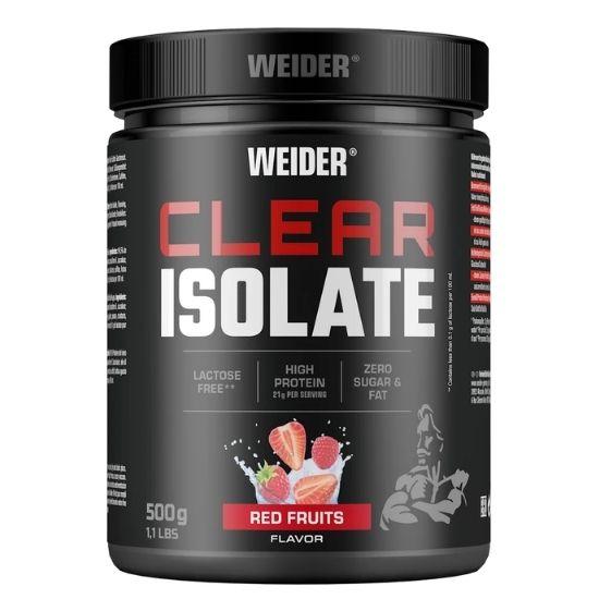 Clear Isolate, Red Fruits, 500g, Weider