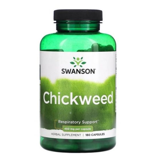 Chickweed, 450mg, 180 caps, Swanson - Vitax.ro