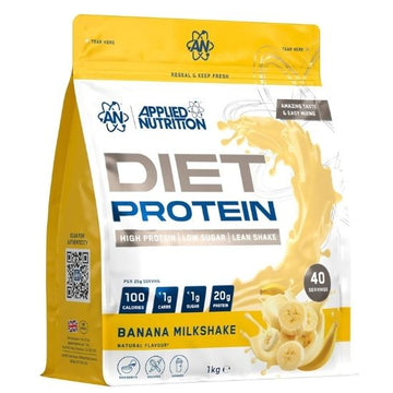 Diet Whey Protein, Banana Milkshake, 1000g, Applied Nutrition