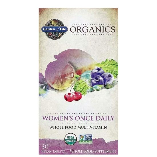 Mykind Organics Women's Once Daily, 30 vegan tabs, Garden of Life - Vitax.ro