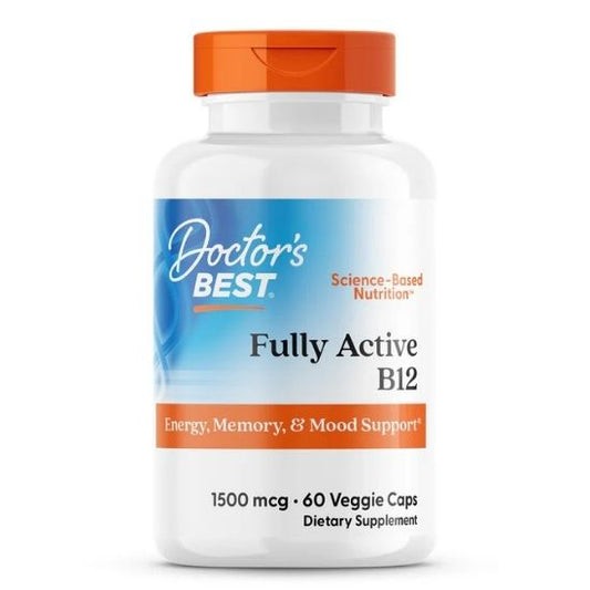 Fully Active B12, 1500mcg, 60 vcaps, Doctor's Best - Vitax.ro