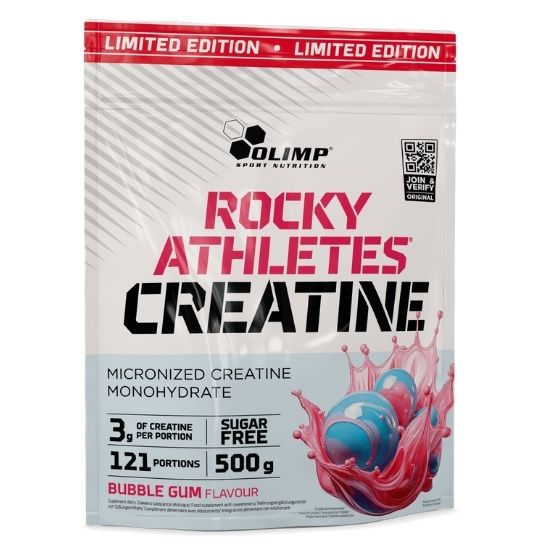 Rocky Athletes Creatine, Bubble Gum, 500g, Olimp Nutrition - Vitax.ro