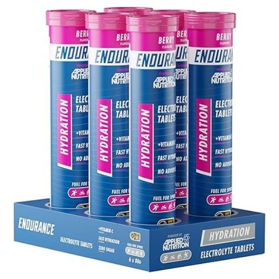 Endurance Hydration Electrolyte Effervescent Tablets, Berry, 6 x 20 tabs, Applied Nutrition | Vitax.ro