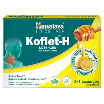 Koflet Pastile Lamaie, 12 Bucati, Himalaya Herbal - Vitax.ro