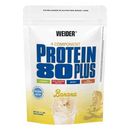 Protein 80 Plus, Banana, 500g, Weider