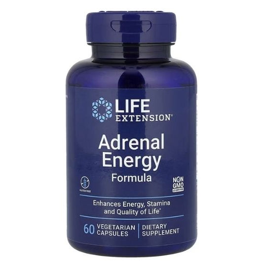 Adrenal Energy Formula, 60 vcaps, Life Extension - Vitax.ro