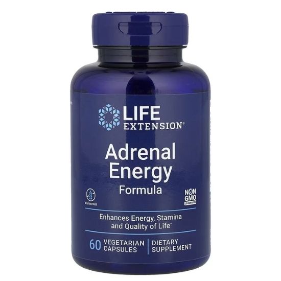 Adrenal Energy Formula, 60 vcaps, Life Extension - Vitax.ro