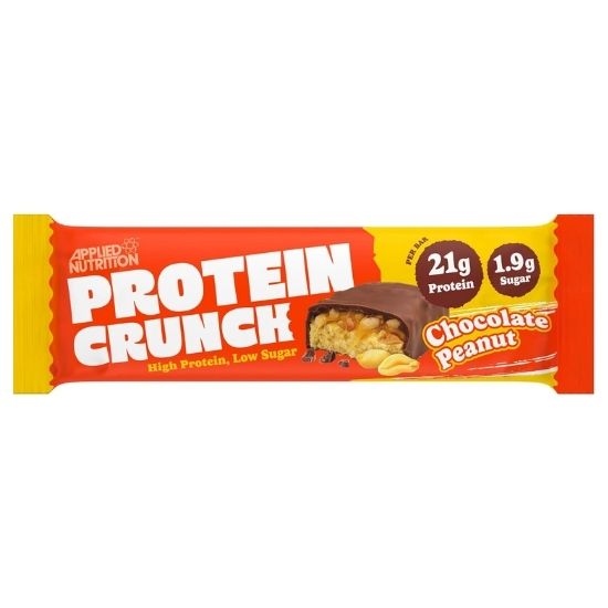 Protein Crunch Bar, Milk Chocolate Peanut, 12 x 65g, Applied Nutrition
