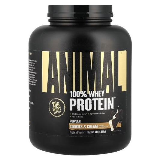 Animal Whey, Cookies & Cream, 2270g, Universal Nutrition - Vitax.ro