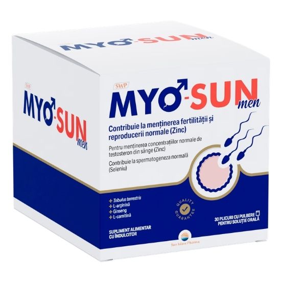 Myo-Sun Men, 30 plicuri, Sun Wave Pharma