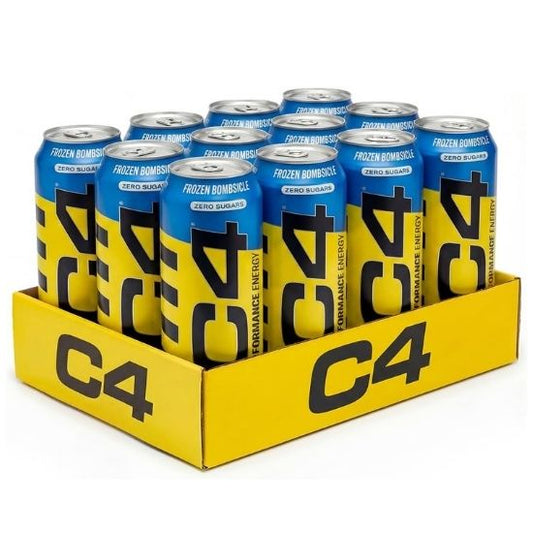 C4 Explosive Energy Drink, Frozen Bombsicle, 12 x 500 ml, Cellucor