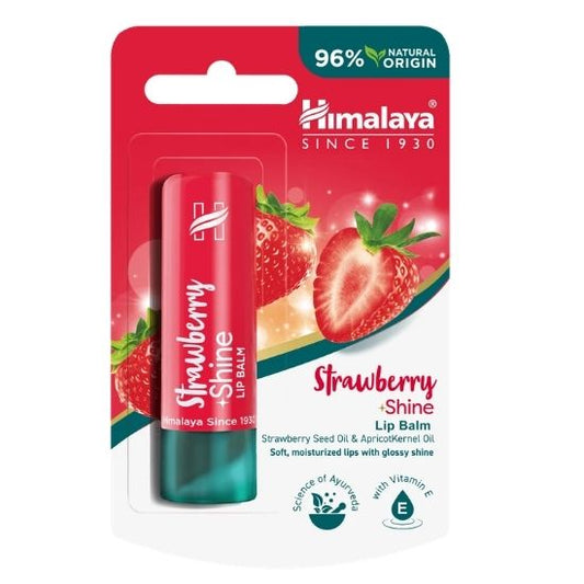 Strawberry Shine Lip Balm, 4.5g, Himalaya Herbal