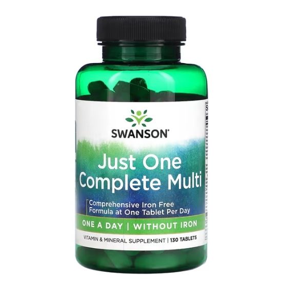 Multi without Iron, 130 tabs, Swanson - Vitax.ro