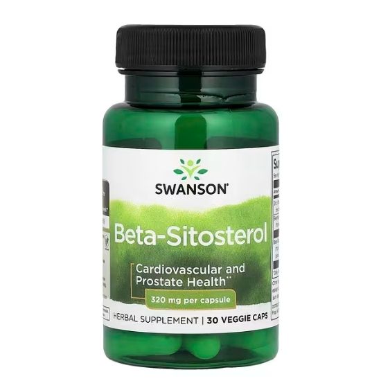Beta-Sitosterol, 320mg, 30 vcaps, Swanson - Vitax.ro