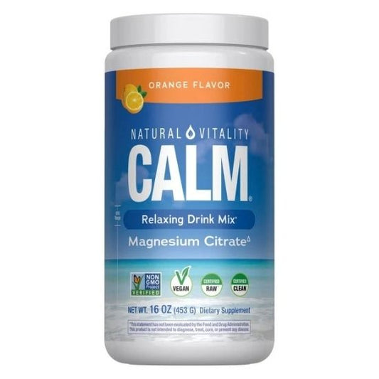 Natural Calm, Orange, 453g, Natural Vitality