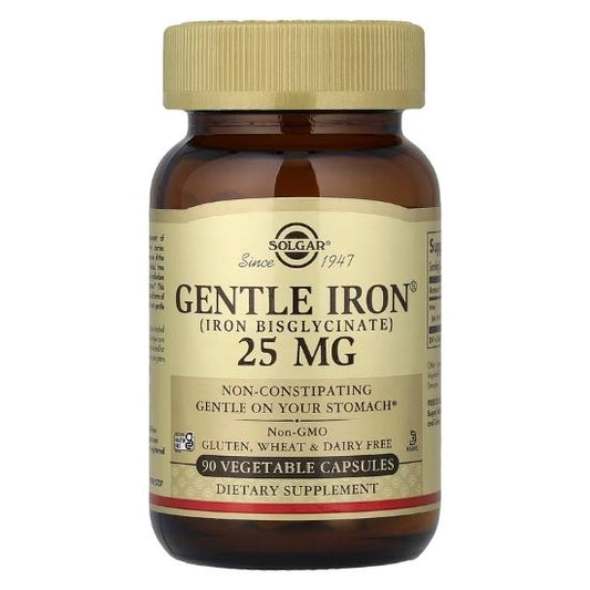 Gentle Iron, 25mg, 90 caps, Solgar