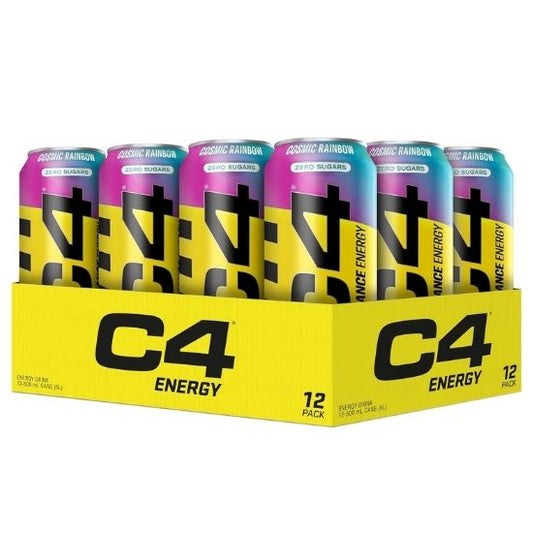 C4 Explosive Energy Drink, Cosmic Rainbow, 12 x 500 ml, Cellucor