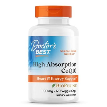 High Absorption CoQ10 cu BioPerine, 100mg, 120 vcaps, Doctor's Best - Vitax.ro