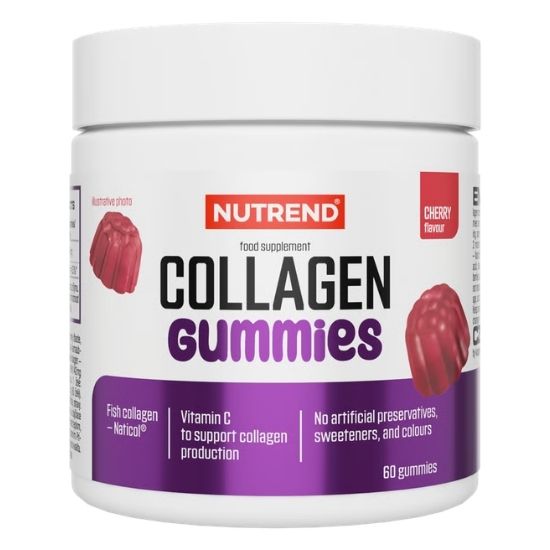 Collagen Gummies, Cherry, 60 gummies, Nutrend | Vitax.ro