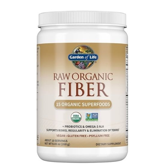 Raw Organic Fiber, 268g, Garden of Life - Vitax.ro